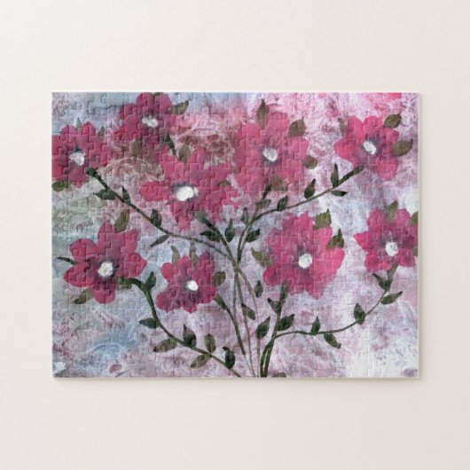 Pink Blossom Puzzle (Horizontal)