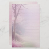 Pink Blossom Schreiben von Papier & Journal Epheme (Vorne/Hinten)