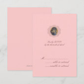 Pink Blossom UAWG RSVP Karte (Vorne/Hinten)