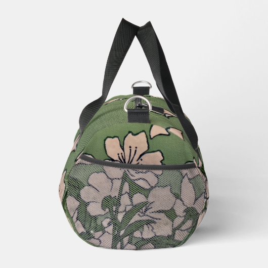 Pink Blossom Wasserfall Duffle Bag (Rechts)