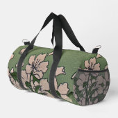 Pink Blossom Wasserfall Duffle Bag (Rechte Ecke)
