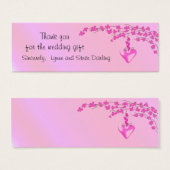 Pink Blossom Wedding Danke (Vorne & Hinten)