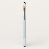 Pink Blue Abstrakt Watercolor Muster Case-Mate iPhone Hülle (Hinten/Links)