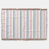 Pink blue and white stripes decke (Vorderseite)