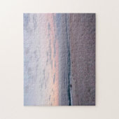 "Pink & Blue Beach at Dawn" Jigsaw Puzzle (Vertikal)
