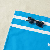 Pink Blue Beach Volleyball Love Strandtuch (Beispiel)