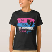 Pink Blue Big Brother Lieben, die Sie Geschlecht o T-Shirt (Vorderseite)