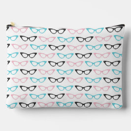 PINK BLUE BLACK CATS EYEGLASSEN ZUBEHÖRTASCHE