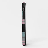 Pink Blue Black Kariert Monogram iPhone 5 Fall Case-Mate iPhone Hülle (Hinten/Links)
