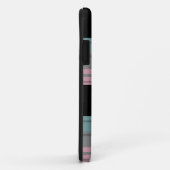Pink Blue Black Kariert Monogram iPhone 5 Fall Case-Mate iPhone Hülle (Hinten/Rechts)