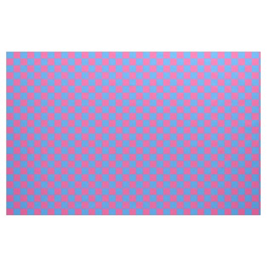 Pink Blue Checkered Karo Pattern Stoff (Yard (91,4 cm))