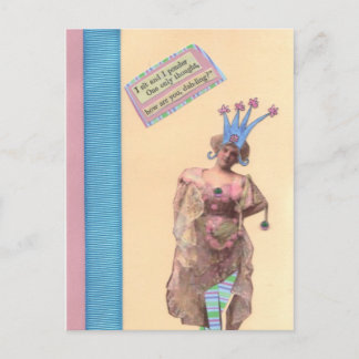 Pink & Blue Dah-ling Postkarte