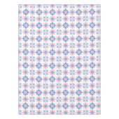 Pink Blue Daisies Tischdecke (Vorderseite)