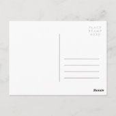 Pink Blue Flowers Stethoscope Nurse Vielen Dank Postkarte (Rückseite)