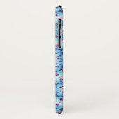 PINK BLUE FRAKTAL CIRCLES MONOGRAMM Case-Mate iPhone HÜLLE (Hinten/Links)