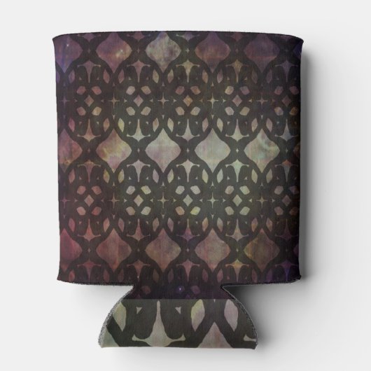 Pink Blue Geo Can Cooler Dosenkühler (Rückseite)