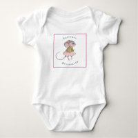 Pink Blue Girl Rat Mouse Persönliche Prinzessin