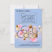 Pink Blue Gold Balloons (Vorderseite)