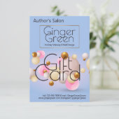 Pink Blue Gold Balloons (Stehend Vorderseite)