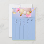 Pink Blue Gold Balloons (Rückseite)