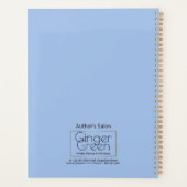 Pink Blue Gold Balloons Planer (Rückseite)