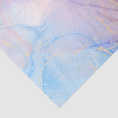 Pink & Blue Gold Glitter Marble Seidenpapier (Ausschnitt)