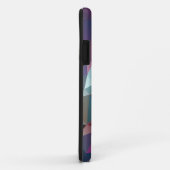 Pink Blue Green Abstrakt Pyramid Muster Art Case (Hinten/Rechts)