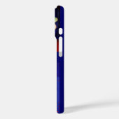 PINK BLUE GREEN FLORAL MONOGRAMM Case-Mate iPhone HÜLLE (Rückseite / Links)