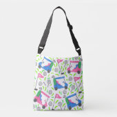 Pink Blue Green Golf Tragetaschen Mit Langen Trägern (Vorderseite)