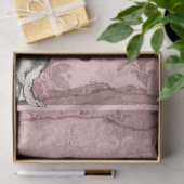 Pink Blue Herald White Rabbit Alice im Wunderland Seidenpapier (Geschenk)