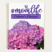Pink Blue Hydrangeas pinkfarbene violette Blumen # Planer (Vorderseite)