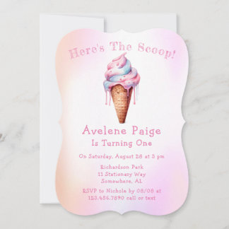 Pink Blue Ice Creme Giro del Malcantone Einladung