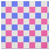 Pink Blue Kariert Karo Muster Stoff (Muster)