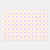 PINK BLUE LILA GREEN YELLOW EASTER BUNNIES GESCHENKPAPIER SET (Vorderseite 3)