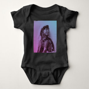 Pink Blue Maghreb Tunesische Girl Woman Baby Strampler