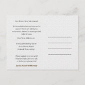 Pink Blue Mandala We've Moved New Address Ankündigungspostkarte (Rückseite)