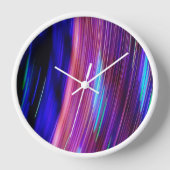 Pink Blue Neon Light Painting 1 Uhr (Vorderseite)