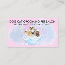 Pink Blue Niedlich Pet Groomer Cat Hund