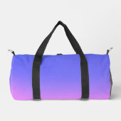 Pink & Blue Ombre Gradient Duffle Bag (Vorderseite)