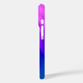 Pink & Blue Ombre iPhone 16 Fall Case-Mate iPhone Hülle (Rückseite / Links)