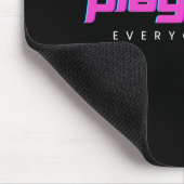 Pink & Blue One Player-Mauspad Mousepad (Ecke)