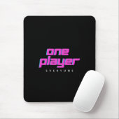 Pink & Blue One Player-Mauspad Mousepad (Mit Mouse)
