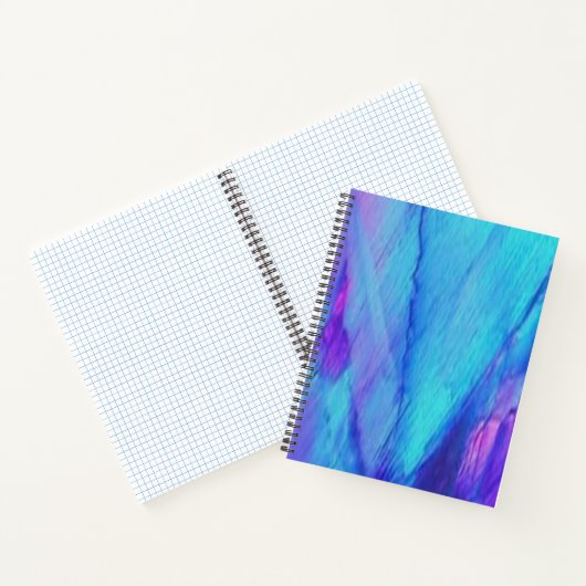 Pink & Blue Opal - SpiralNotebook Notizblock (Innenseite)