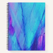 Pink & Blue Opal - SpiralNotebook Notizblock (Vorderseite)