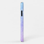 Pink Blue Paint Textured Pattern Personalisiert Case-Mate iPhone Hülle (Hinten/Rechts)