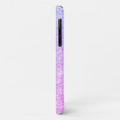 Pink Blue Paint Textured Pattern Personalisiert Case-Mate iPhone Hülle (Hinten/Links)