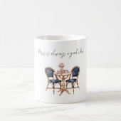 Pink Blue Paris Table Baguettes Kaffeetasse (Mittel)