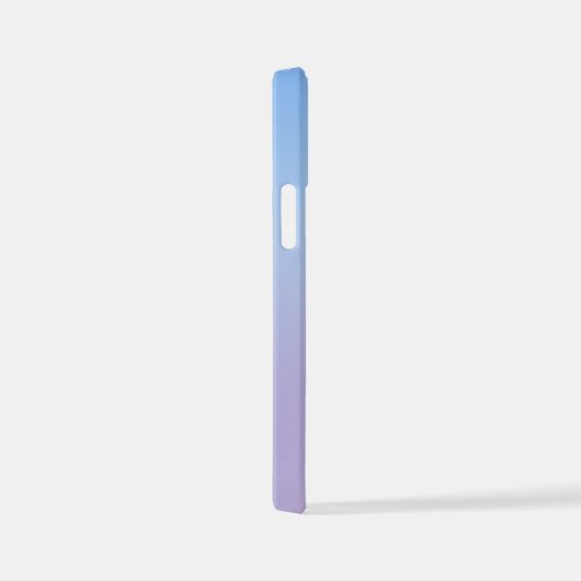 Pink, Blue Pastel Gradient Ombre Effect Phone Case iPhone Hülle (Rechte Seite)