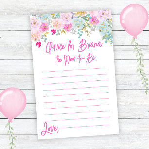 Pink Blue Peach Floral Girl Babyausstattung