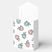 Pink & Blue Pumpkins Gender Reveve Vielen Dank Geschenkschachtel (Geöffnet)